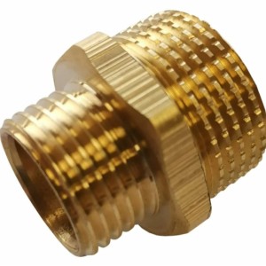 Переход латунный 1 1/2"х1 1/4" никелированный